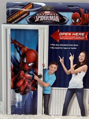 Mydor "Spiderman" Officially Licensed Two-Sided Fabric Door Wrap